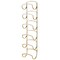mDesign Steel Towel Holder for Bathroom Wall - Wall Mounted Organizer